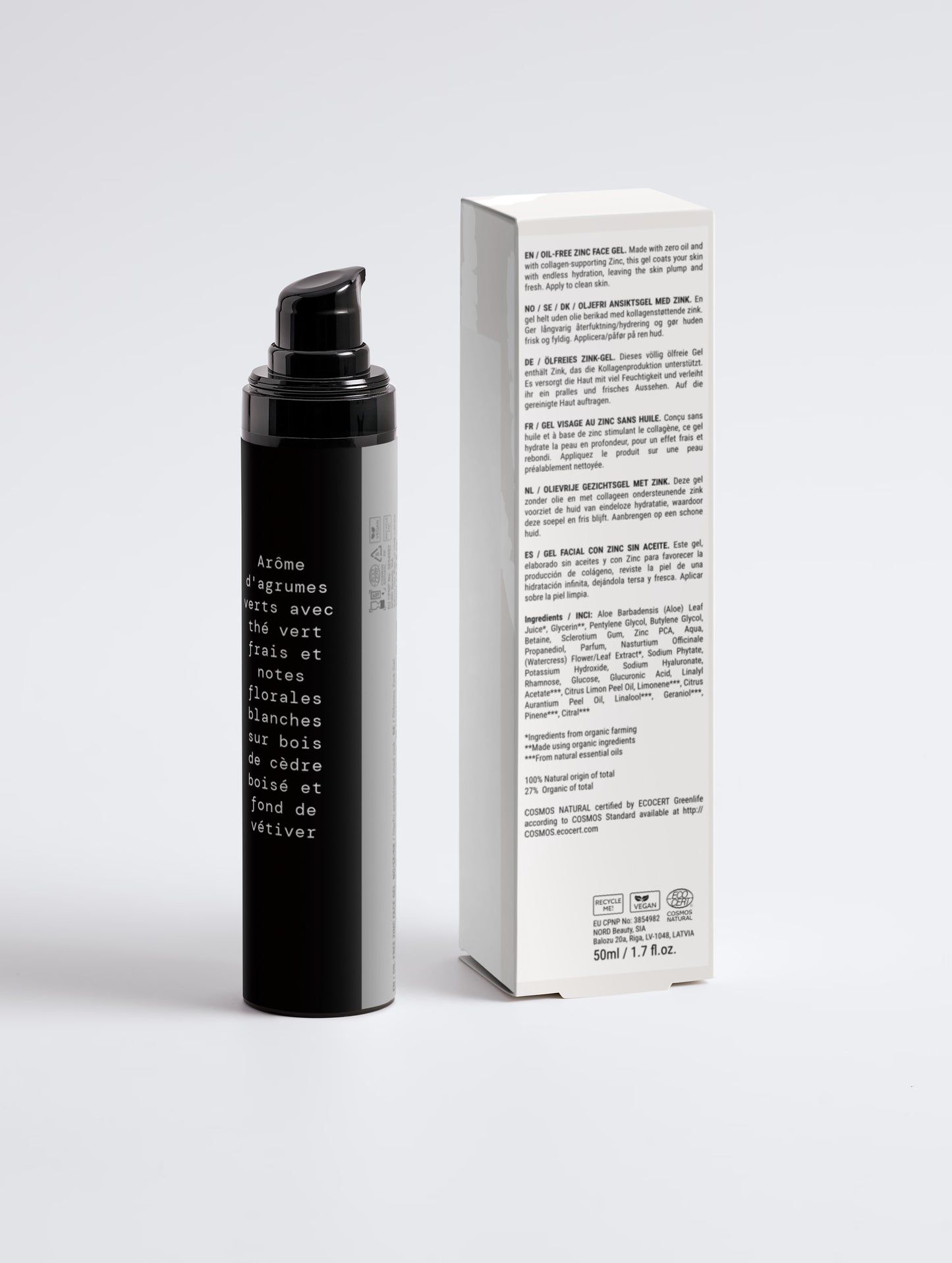 Oil-Free Zinc Face Gel for Men