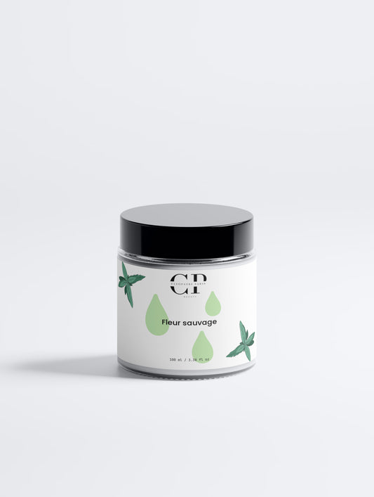 Bougie en cire de soja, Fleur sauvage
